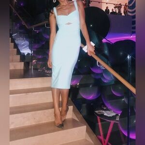 Likely Baby Blue Cocktail Dress